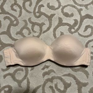 Nude Victoria secret strapless bra